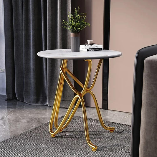 Golden Designer Side Table