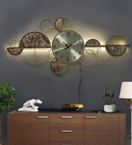 Wall art - clock with Led light