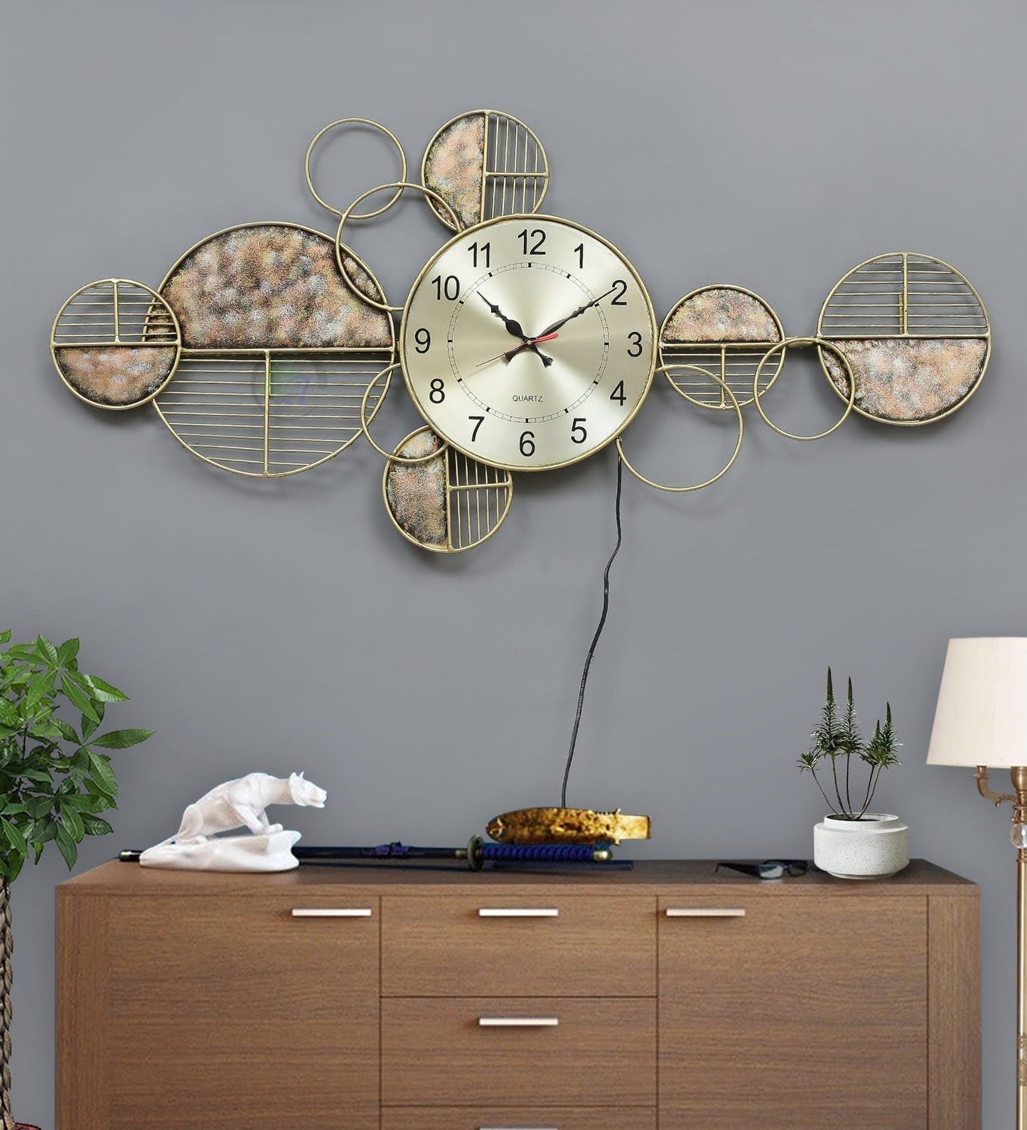 Wall art - clock with Led light