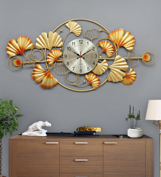 Zara Framed Wall Clock | Golden Wall Clock | Craft House INC