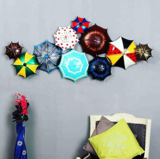 Umbrella Flower Art | Umbrella wall decor | craft House INC + alt text