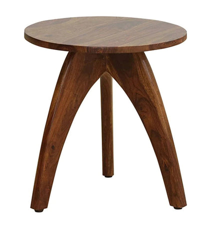 Walnut Matte Finish Wooden Side Table