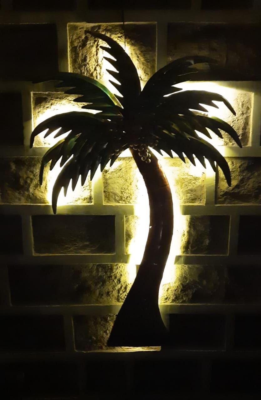 Coconut Tree with Lightings - CRAFT HOUSE INC