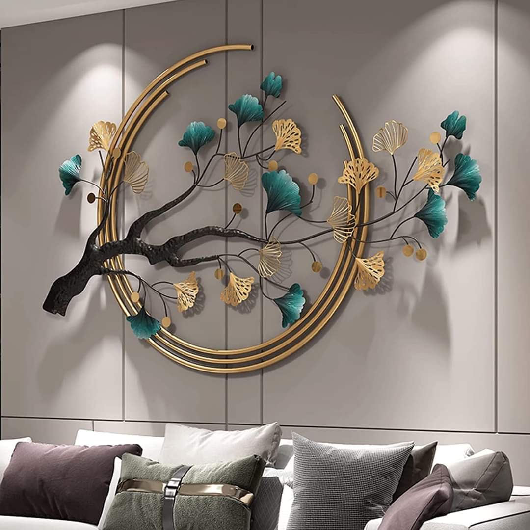 Elegant Tree in Ring Metal Wall Art (48*28 Inches) - CRAFT HOUSE INC