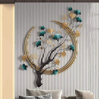 Elegant Tree in Ring Metal Wall Art (48*28 Inches) - CRAFT HOUSE INC