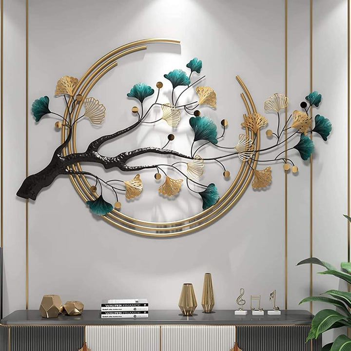 Elegant Tree in Ring Metal Wall Art (48*28 Inches) - CRAFT HOUSE INC