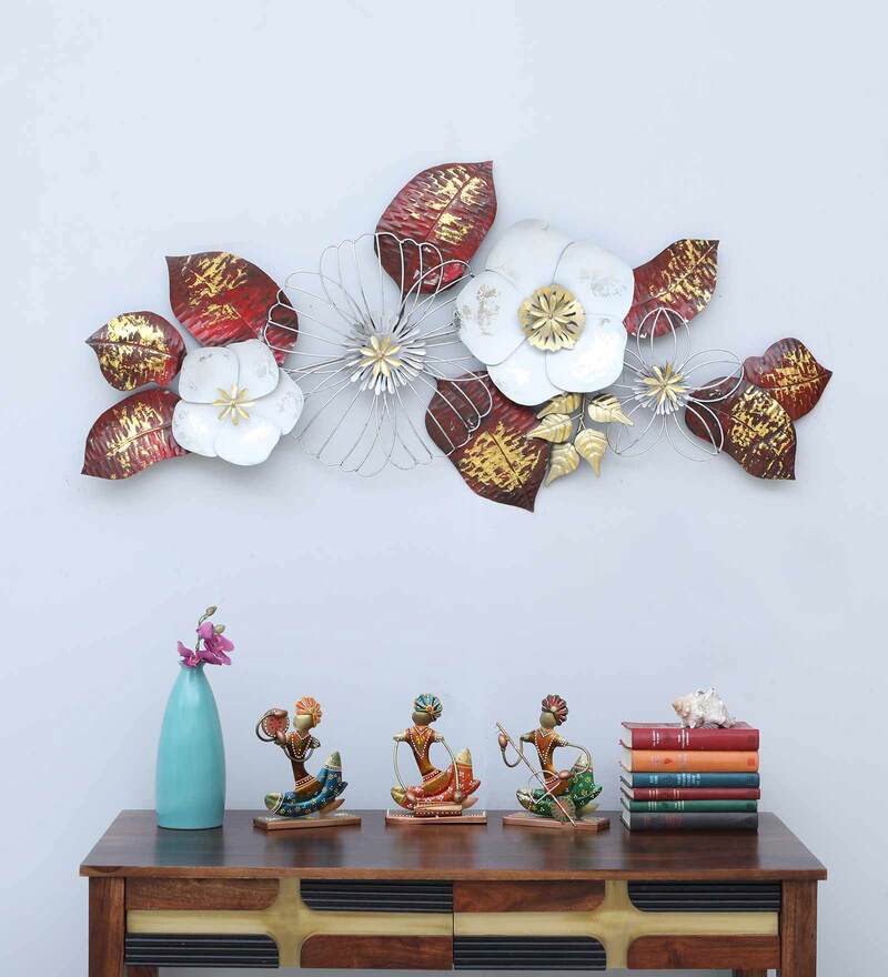 Flower Abstract Metal Wall Art - CRAFT HOUSE INC