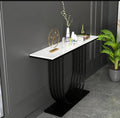 Modern Black Metal Console Table