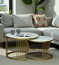 Elvas Round Nesting Coffee Table Set of 2