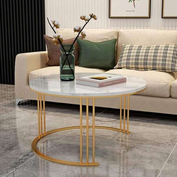 Golden Encircled Table (Set of 2)