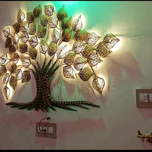 Home Decor - Peepal tree with Lighting | Positive vives | Freshness | Craft house INC + alt text