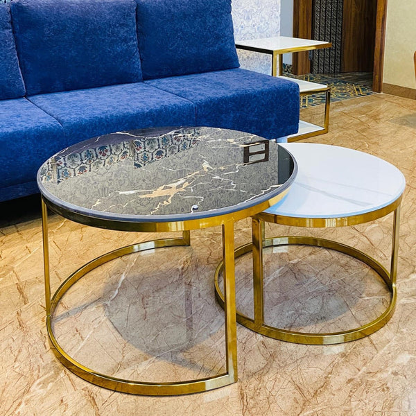 Marble Coffee Table - Set of 2
